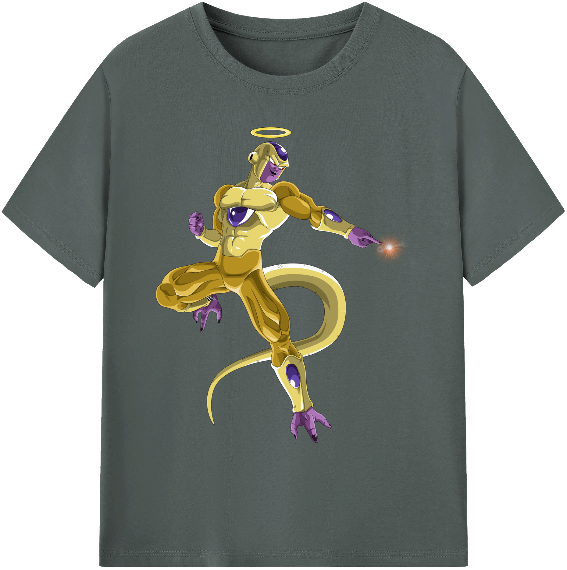 （画像用） ドラゴンボール フリーザ DRAGON BALL Frieza 綿100％ メンズ半袖Tシャツ｜肌触りやわらか＆通気性
